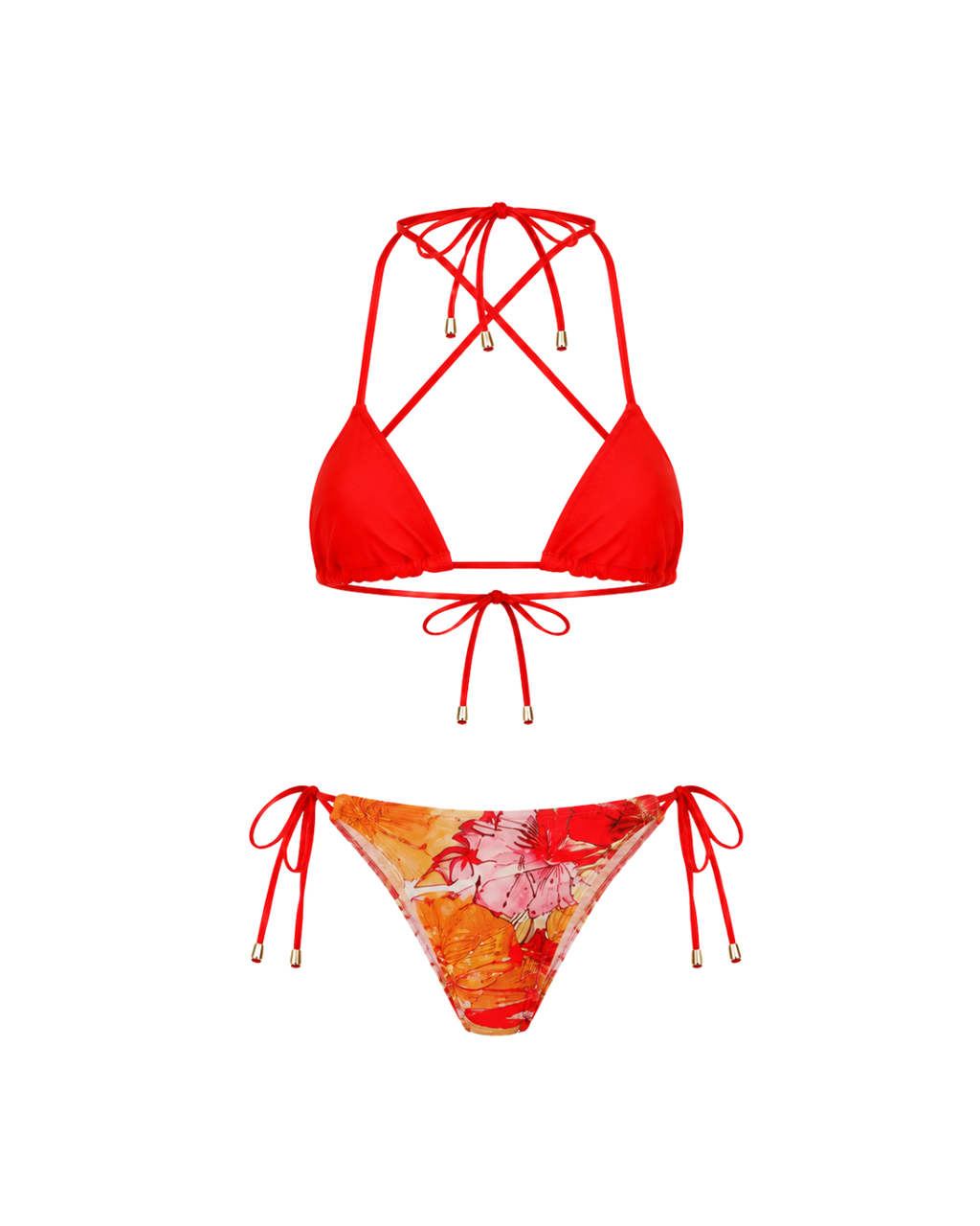 Batik Triangle Bikini Set - Nilaja